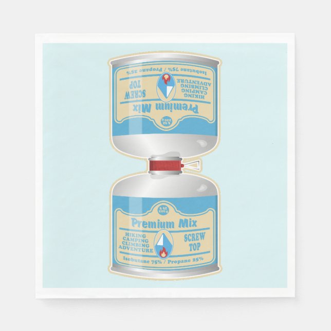 Serviette En Papier Remplissage des bombes à gaz pour les poêles de ca (Devant)