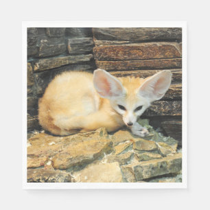 Serviette En Papier Renard mignon de fennec