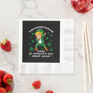 Serviette En Papier Rendre la fête de la Saint Patrick grande à nouvea