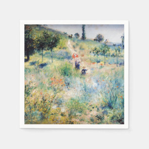 Serviette En Papier Renoir - Chemin menant à travers l'herbe haute