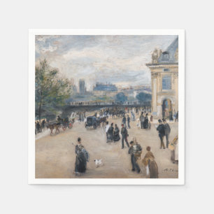 Serviette En Papier Renoir - Paris, Institut au Quai Malaquais