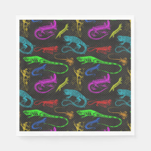 Serviette En Papier Reptiles !