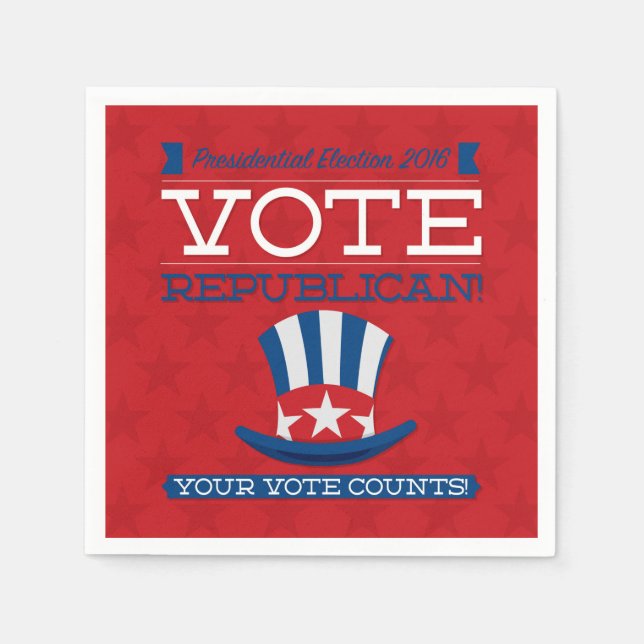 Serviette En Papier Républicain (Devant)