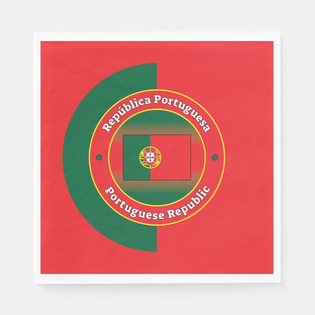 Serviette En Papier République portugaise (Devant)