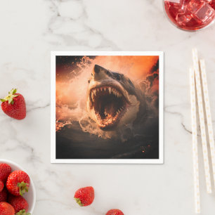 Serviette En Papier Requin