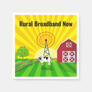Serviette En Papier Réseau à large bande rural maintenant