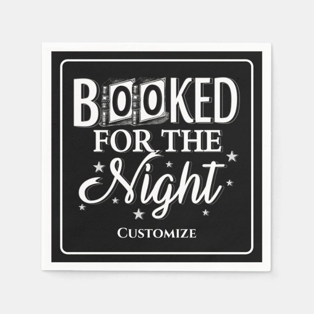 Serviette En Papier Réservé Pour La Nuit (Devant)