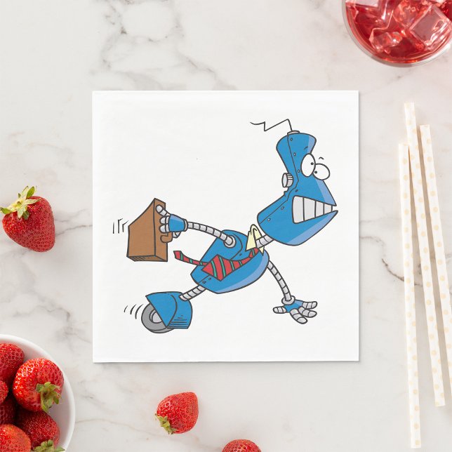 Serviette En Papier Responsable de l'entreprise Robot (Créateur téléchargé)