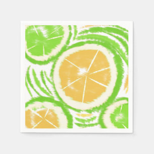 Serviette En Papier Résumé Citron Vert Été