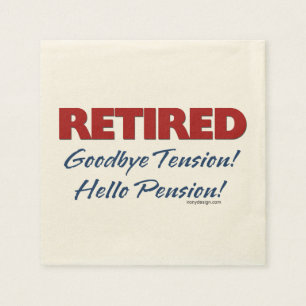 Serviette En Papier Retiré : Au revoir pension de tension bonjour !