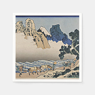Serviette En Papier Retour de la montagne Fuji de la rivière Minobu Ho