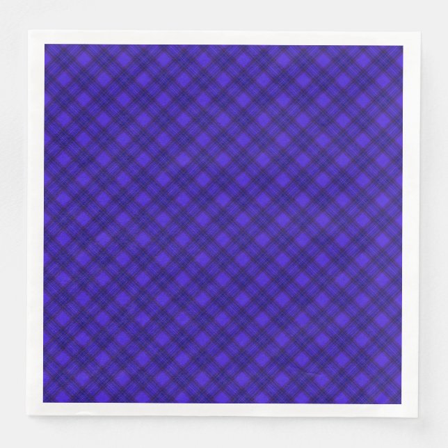 Serviette En Papier Rétro plaid, rétro (Devant)