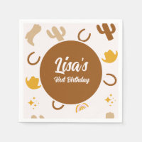 Retro Rodeo Cowgirl Cowboy Boho Anniversaire