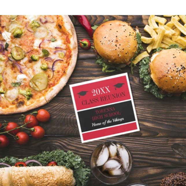 Serviette En Papier Réunion de classe ! CUSTOMISEZ vos NAPKINS de Réun (Créateur téléchargé)