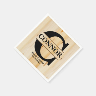 Serviette En Papier Réunion familiale Personnalisé