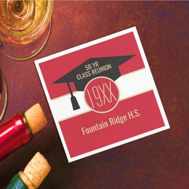 Serviette En Papier Réunion ! Serviettes de réunion de classe personna (Créateur téléchargé)