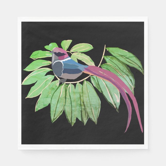 Serviette En Papier Rêve d'oiseaux (Devant)