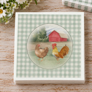 Serviette En Papier Révélation du sexe de la poule ou du coq de la fer