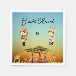 Serviette En Papier Révéler le genre Papier Africain Napkin