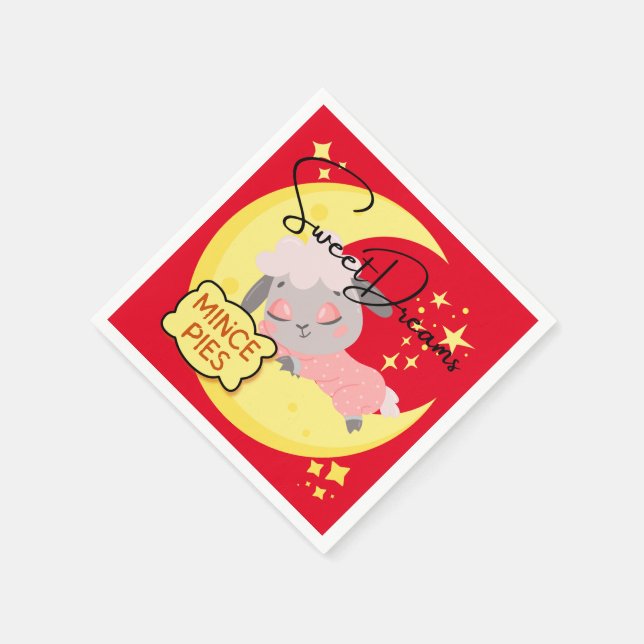 Serviette En Papier Rêves sucrés et tartes (Coin)