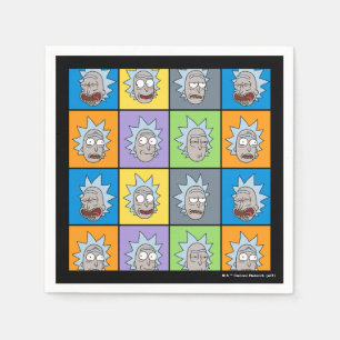 Serviette En Papier RICK ET MORTY™   Rick's Moods