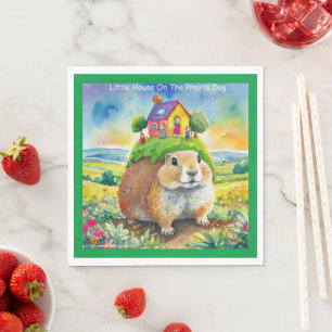 Serviette En Papier Rick London Prairie Dog Life Comic Bande Dessinée