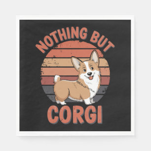 Serviette En Papier Rien D'Autre Que Corgi