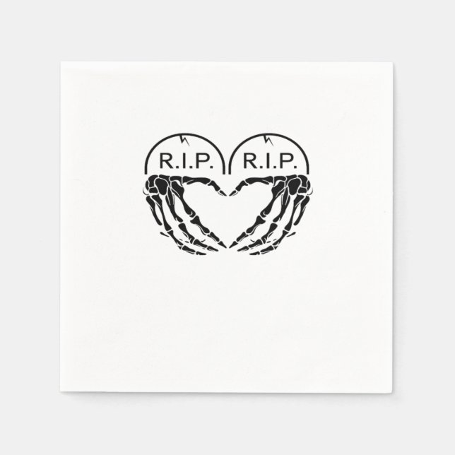 Serviette En Papier Rip, Conception En Forme De Coeur Faite De Gravest (Devant)