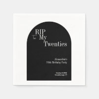 RIP gothique 20s 30e fête d'anniversaire Noir et b