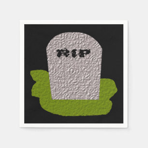 Serviette En Papier RIP Papier Tombstone