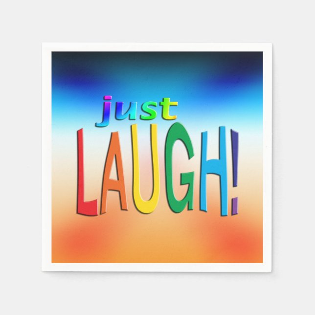 Serviette En Papier Rire (Devant)