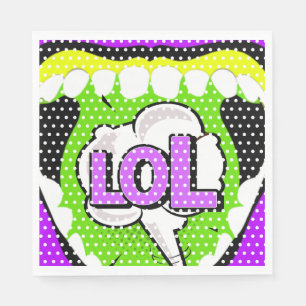 Serviette En Papier Rire fort