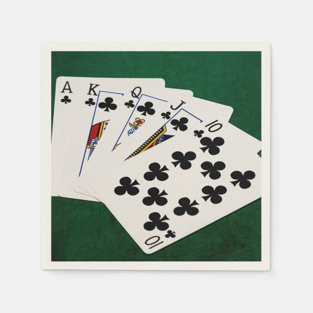 Serviette En Papier risque, bonne+chance, style, mode, jeu, western, c (Devant)