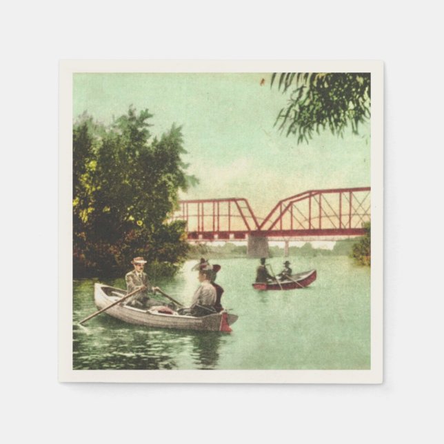Serviette En Papier Rivière russe - Healdsburg, CA (Devant)