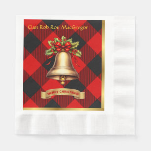 Serviette En Papier Rob Roy MacGregor Noël Tartan personnalisé