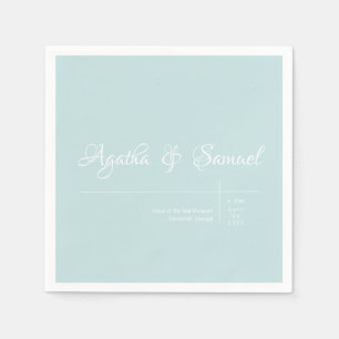 Serviette En Papier Robin's Oeuf Bleu classique accueil mariage servie