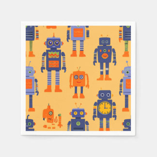 Serviette En Papier robot unique et amusant.