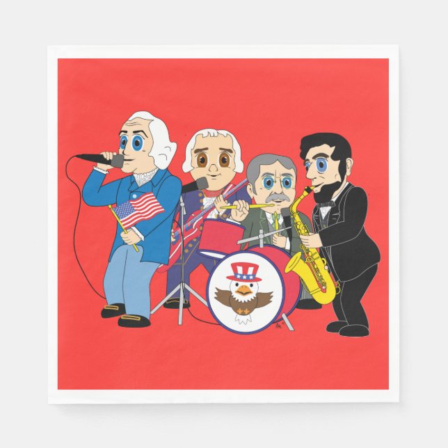 Serviette En Papier Rocher monumentale (Devant)