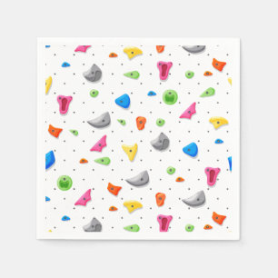 Serviette En Papier Rock Escalade Wall