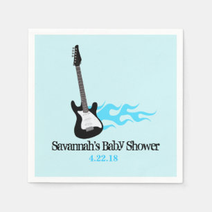 Serviette En Papier Rock Star Baby Custom Party Napkin