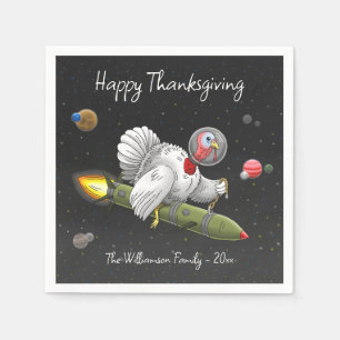Serviette En Papier Rocket Turquie Thanksgiving