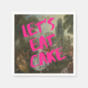 Serviette En Papier Rococo fête d'anniversaire Marie Antionette Bold R