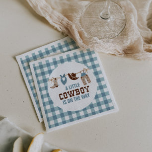 Serviette En Papier Rodeo Western Cowboy Baby shower