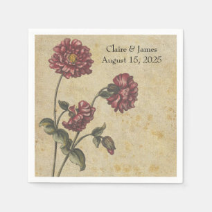 Serviette En Papier Romance gothique Papier Mariage Napkin - Dark & El