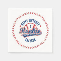 Rookie de baseball de l'année 1er fête d'anniversa
