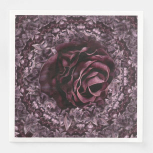 Serviette En Papier Rosace Mandala 