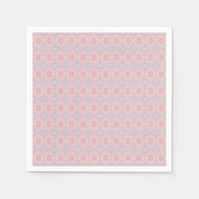 Serviette En Papier rose (Devant)