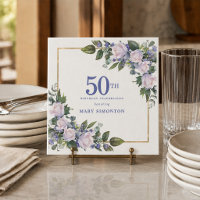 Rose Blanche Fleur Bleue Florale Personnalisée Fêt