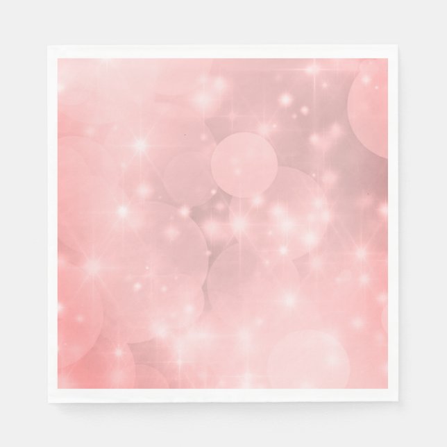Serviette En Papier Rose clair (Devant)