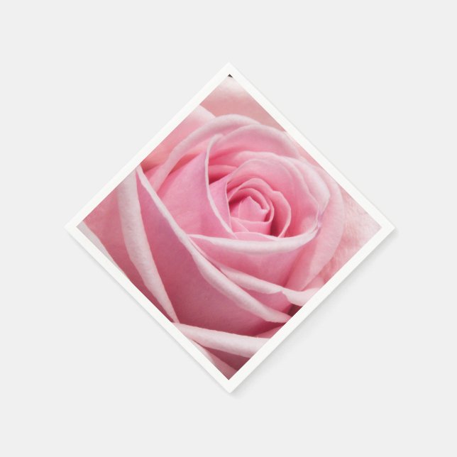 Serviette En Papier Rose douce (Coin)